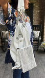 Bling It On Handbag in White
