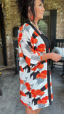 Island Vibes Kimono in Orange