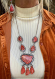 Victoria Necklace in Brick