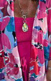 Crystal  in Paradise Statement Necklace