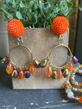 Orange Tango Earrings