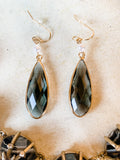 Forever Gorgeous Earrings in Black Crystal